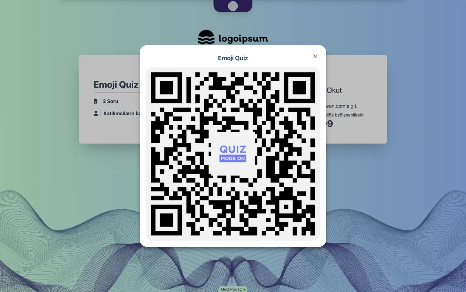 sunucu sayfası - qr kod büyütme